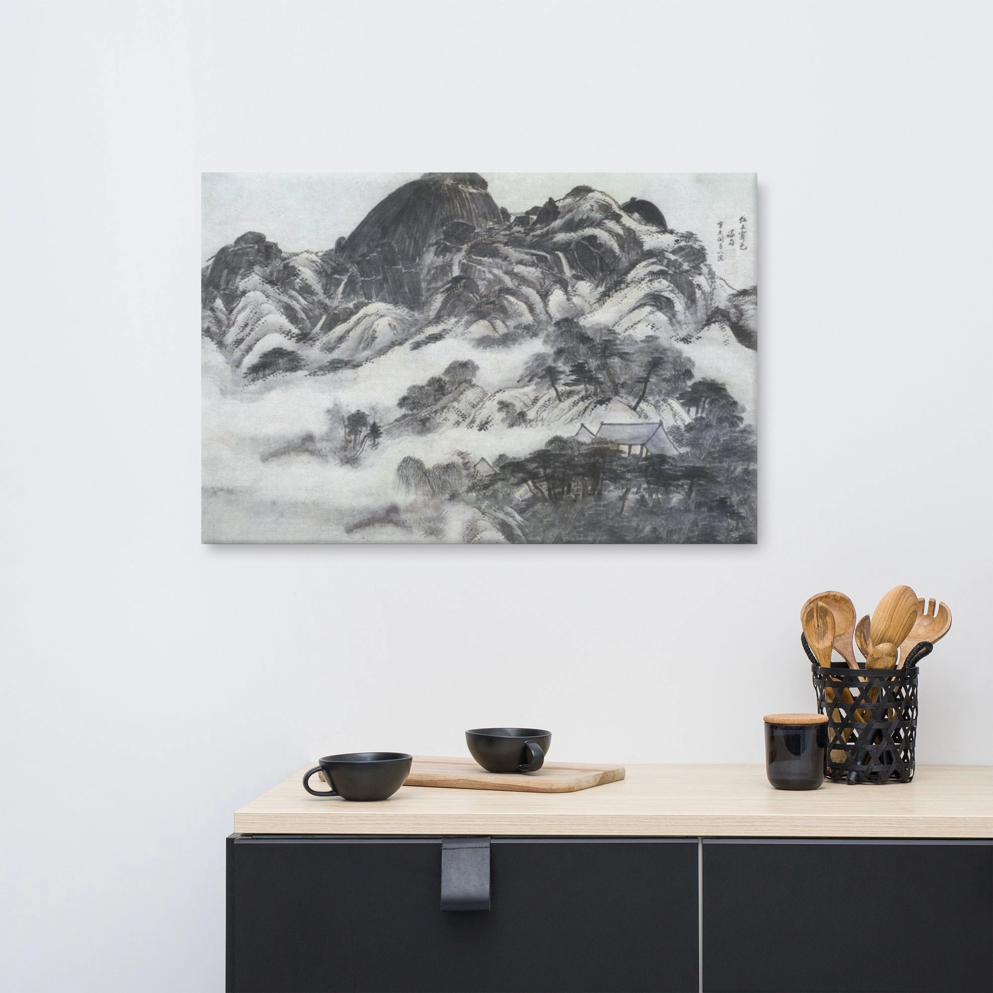 Mountain after Rain, Inwangjesaekdo - Leinwand