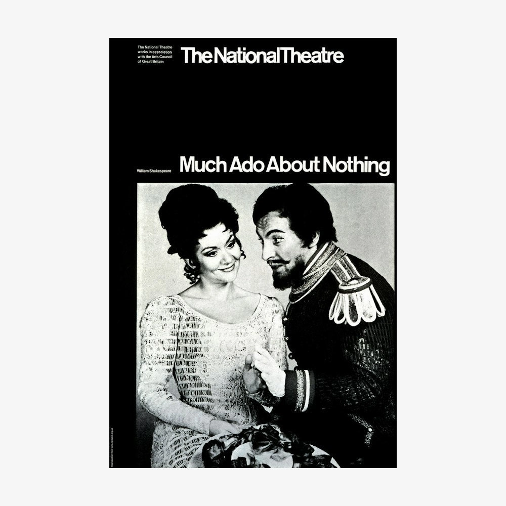 Much Ado About Nothing 1965 Print aesthetic poster wallpaper