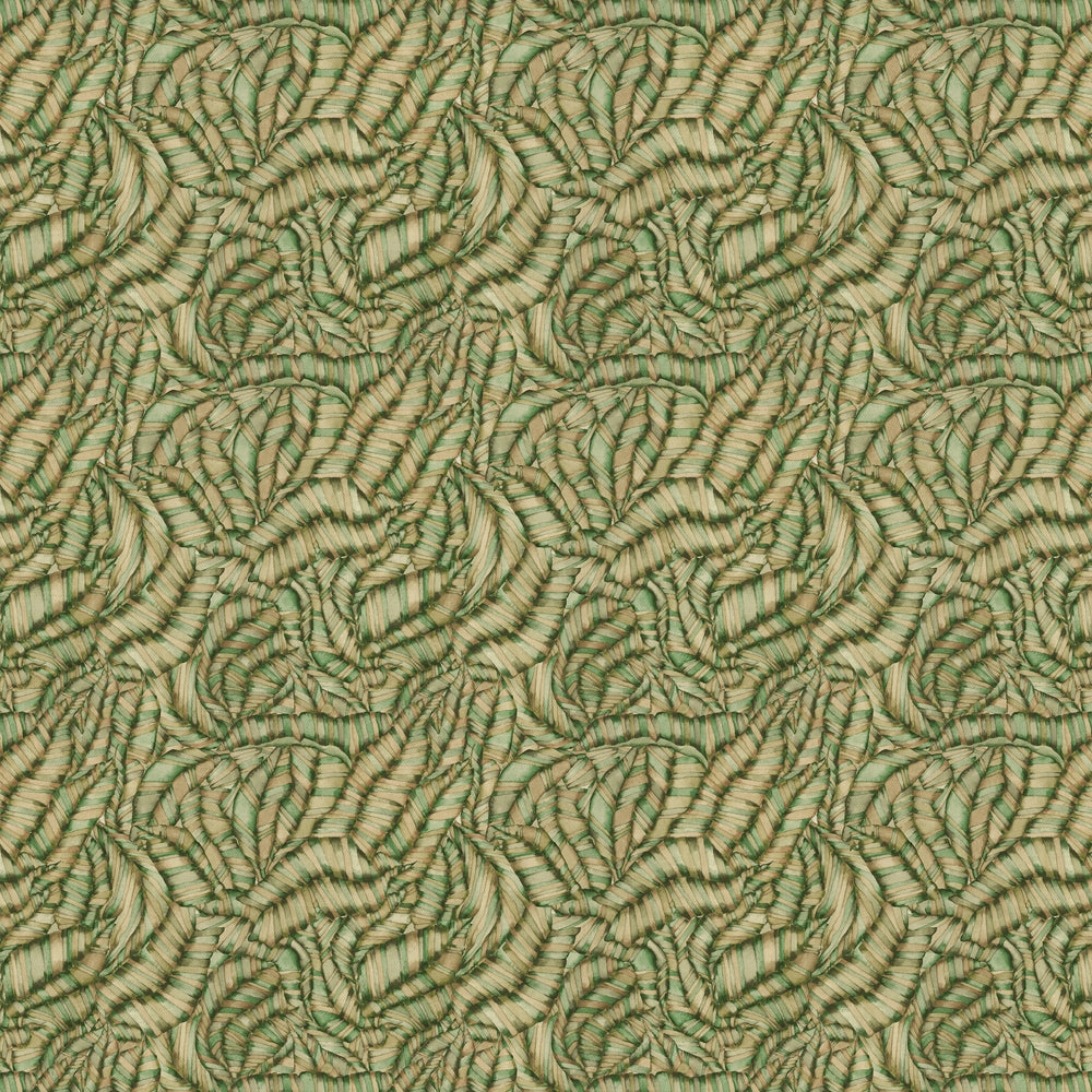Musa Printed Cotton Fabric Kiwi