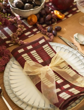 Musetta Linen Napkins (Set of 4) decorative tabletop item