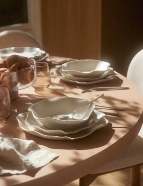 Nadia Satin-Matte Stoneware Dinnerware decorative tabletop item