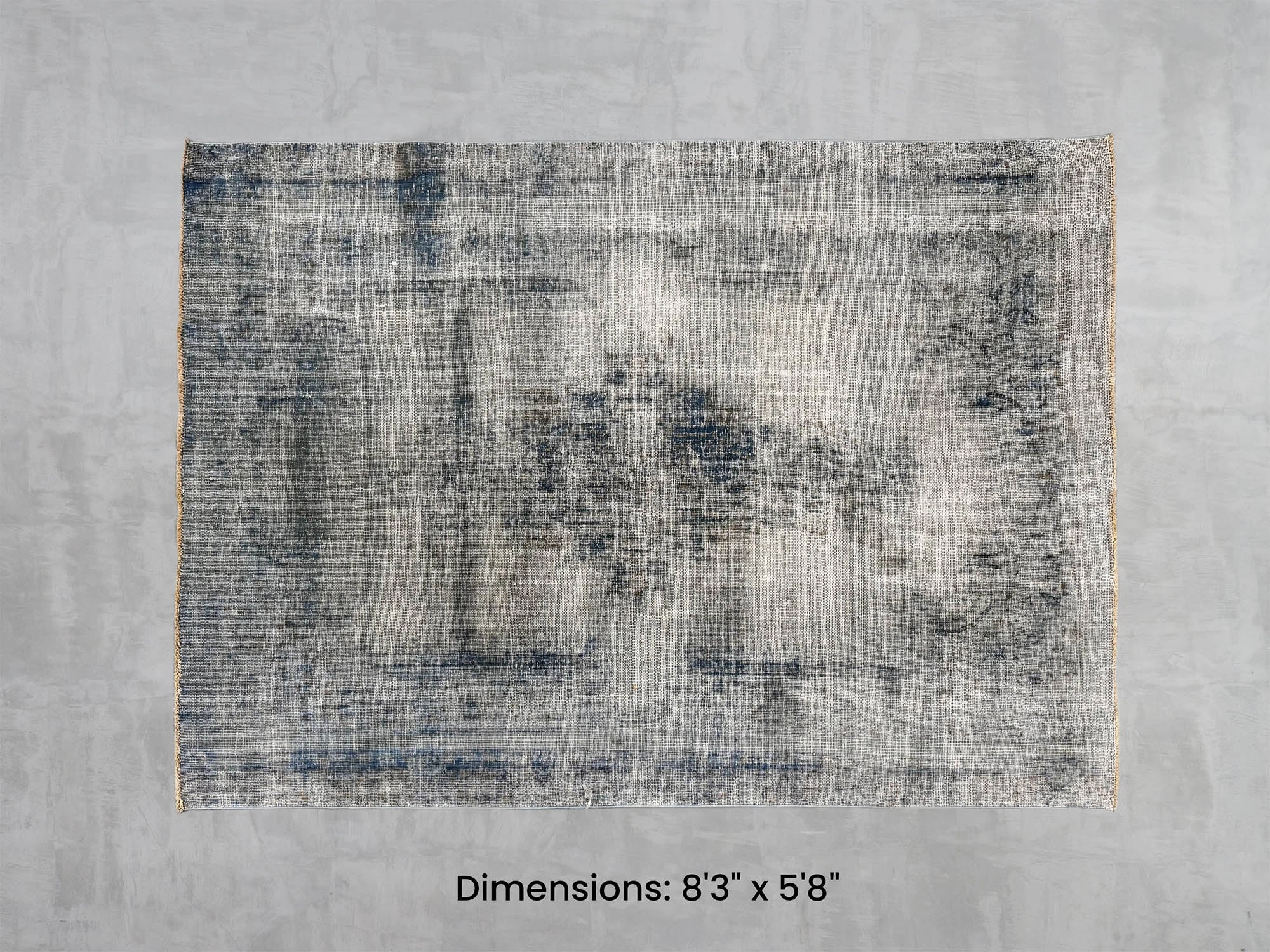 Namaste Rug -  Beige/Blue 8'3" x 5'8" modern fashion carpet