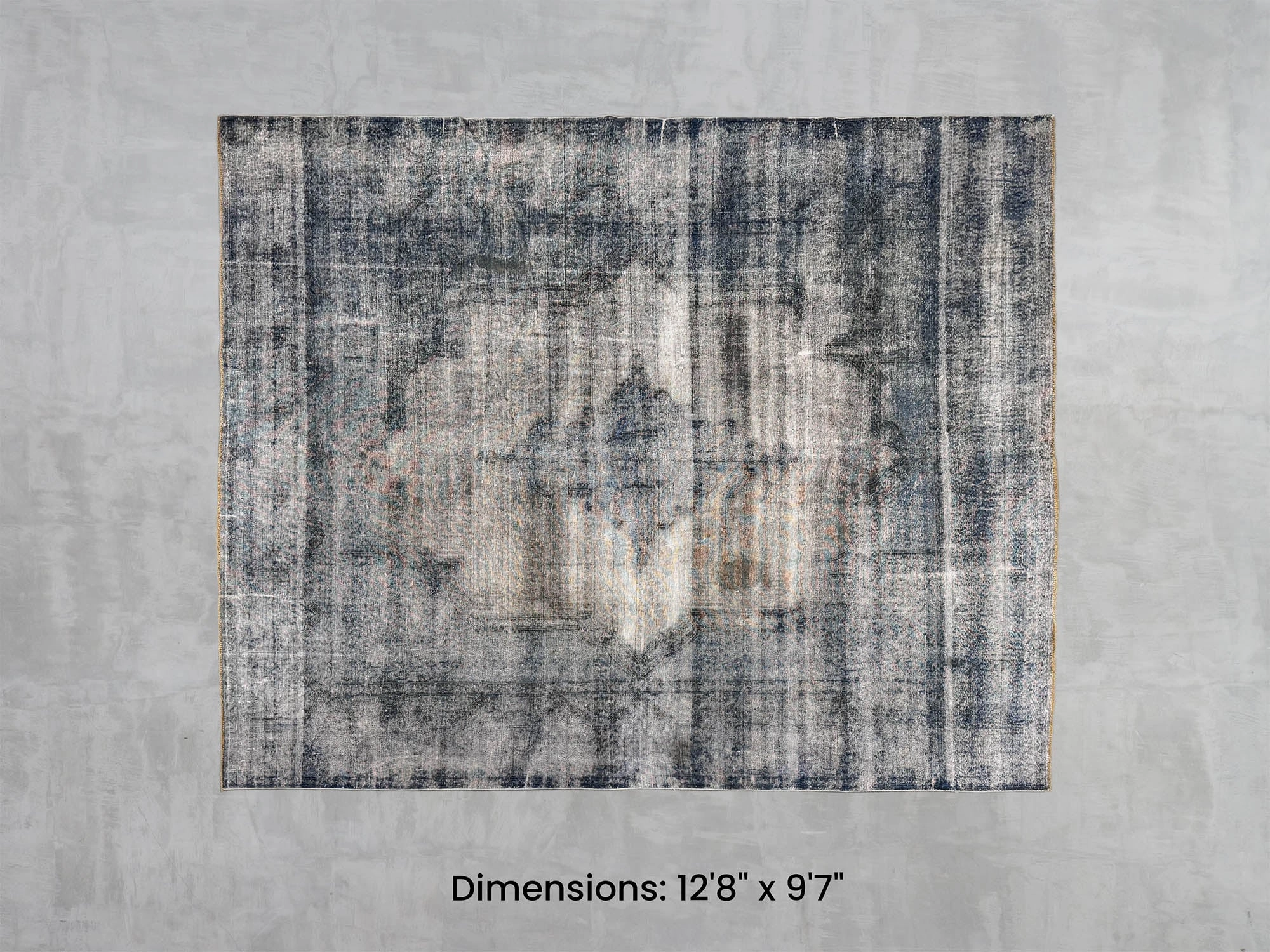 Namaste Rug -  Blue 12'8" x 9'7" modern fashion carpet