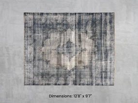 Namaste Rug -  Blue 12'8" x 9'7" modern fashion carpet