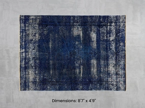 Namaste Rug -  Blue 8'7" x 4'9" modern fashion carpet