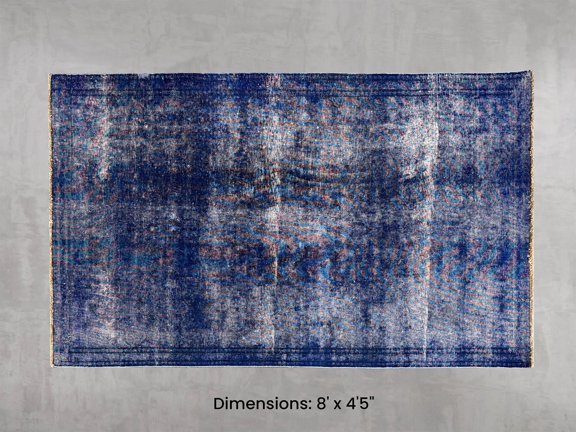 Namaste Rug -  Blue 8' x 4'5" modern fashion carpet
