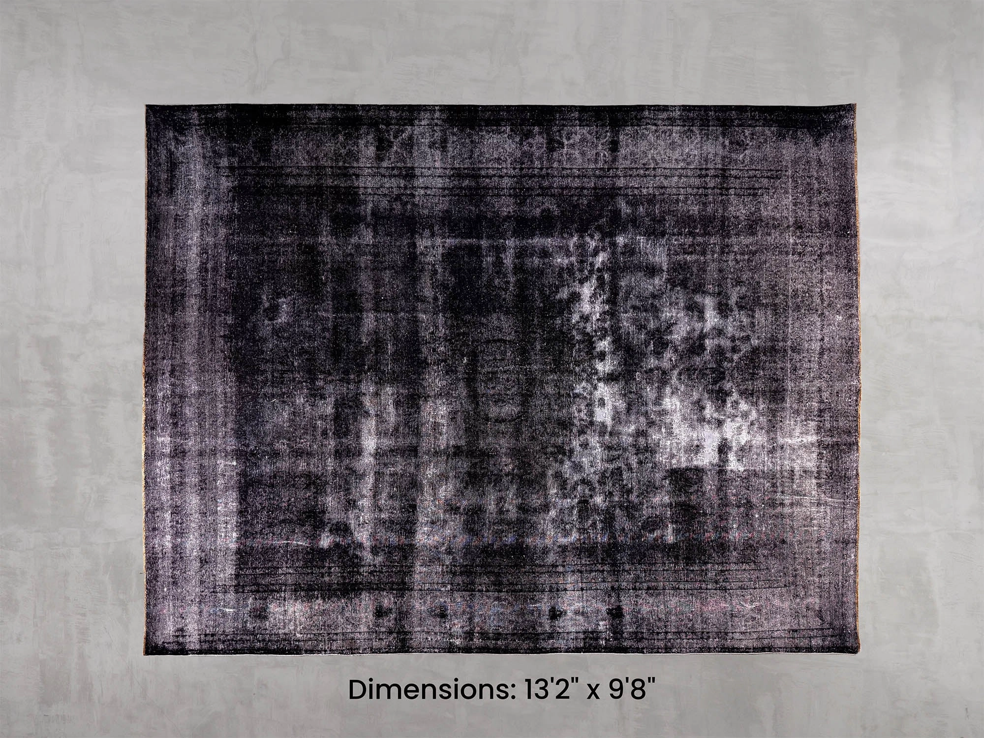 Namaste Rug -  Dark Grey 13'2" x 9'8" modern fashion carpet