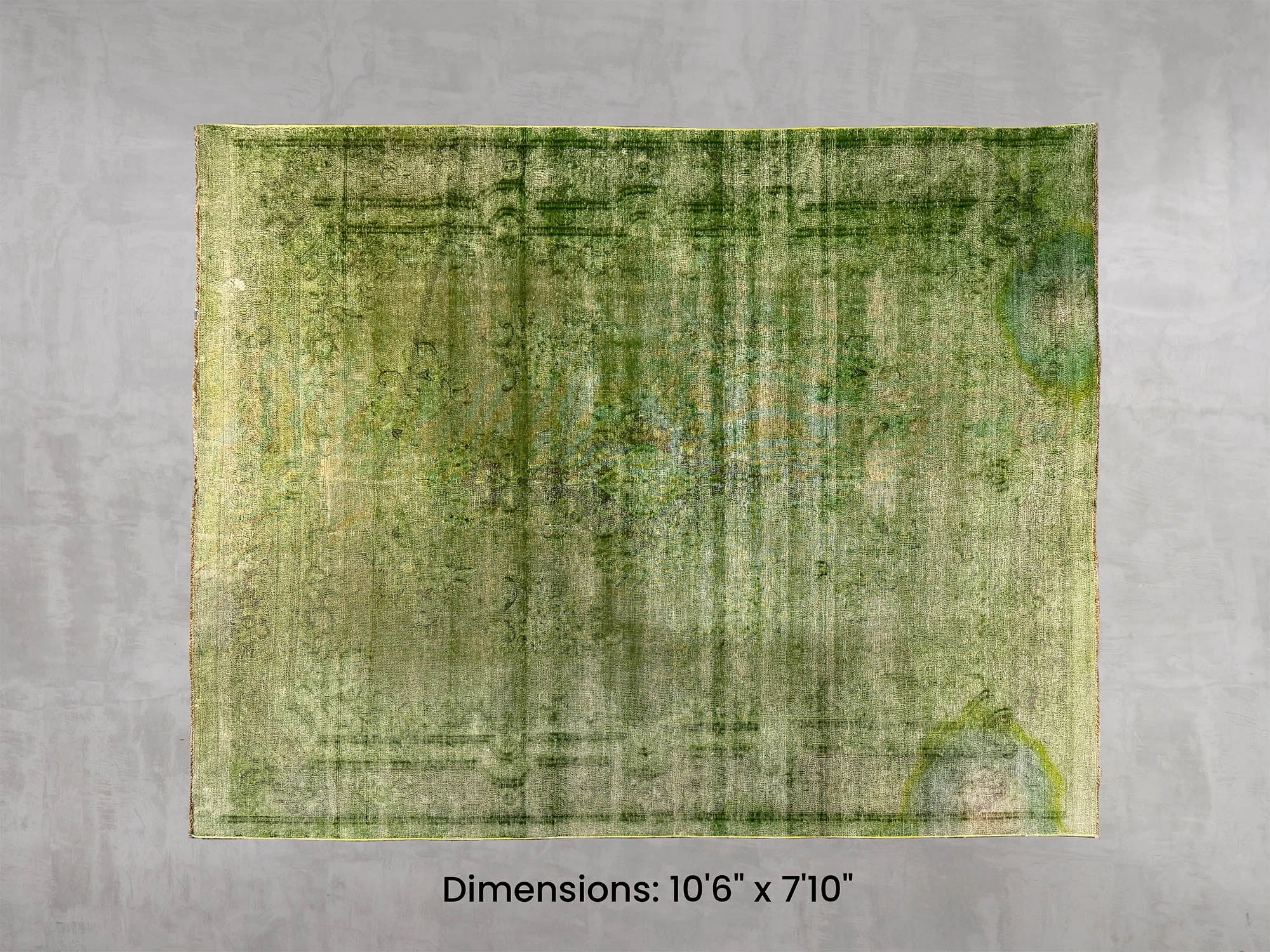 Namaste Rug -  Green 10'6" x 7'10" modern fashion carpet
