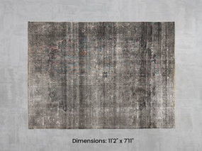 Namaste Rug -  Grey 11'2" x 7'11" modern fashion carpet