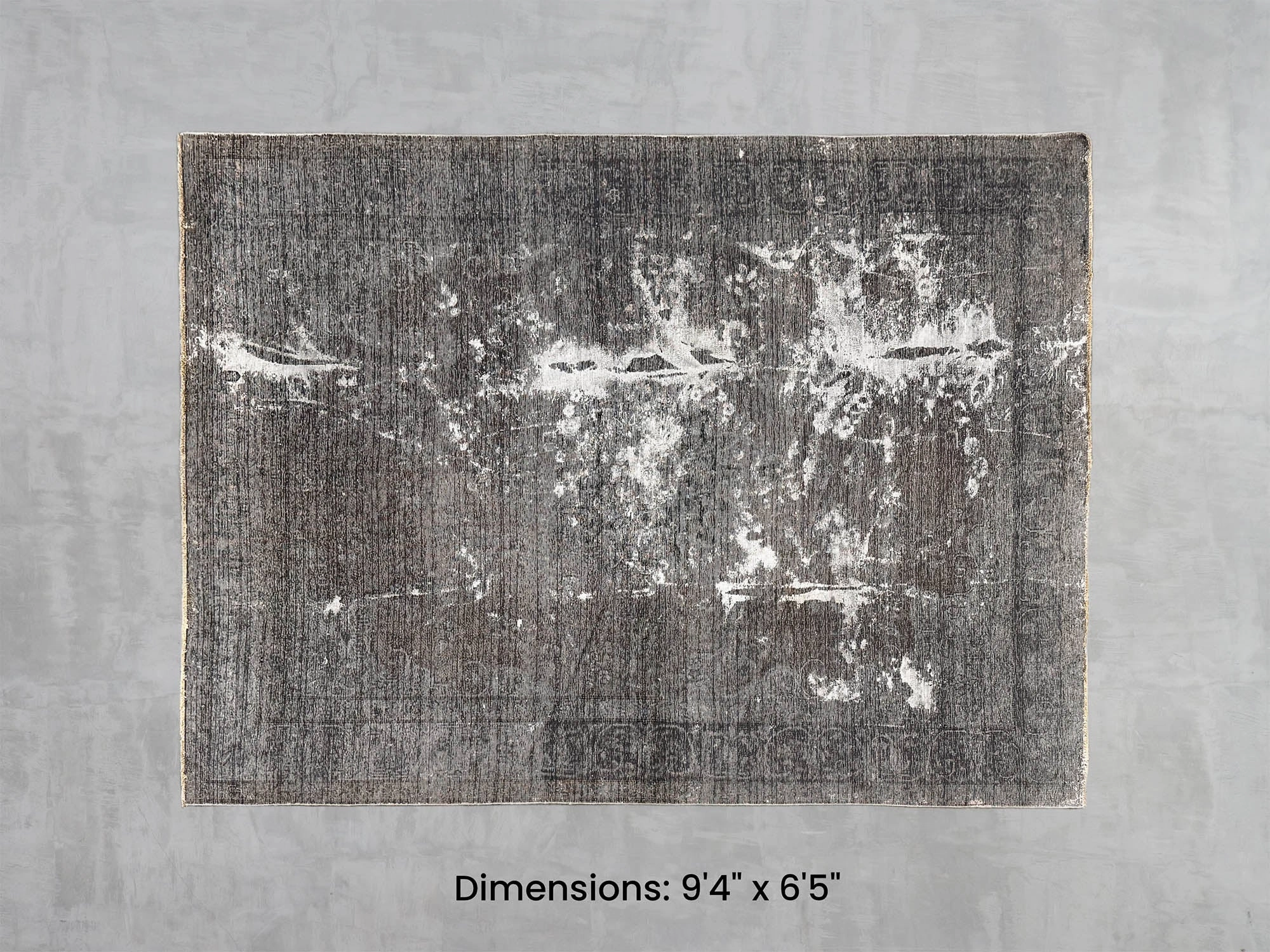 Namaste Rug -  Grey 9'4" x 6'5" modern fashion carpet