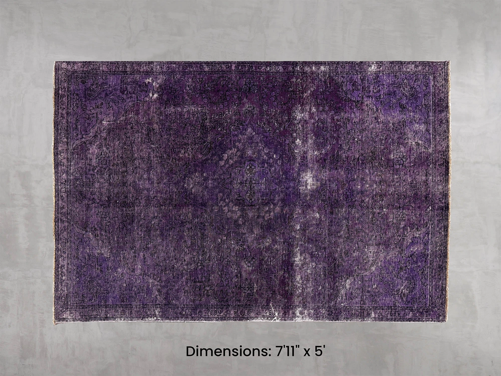 Namaste Rug -  Purple 7'11" x 5' modern fashion carpet