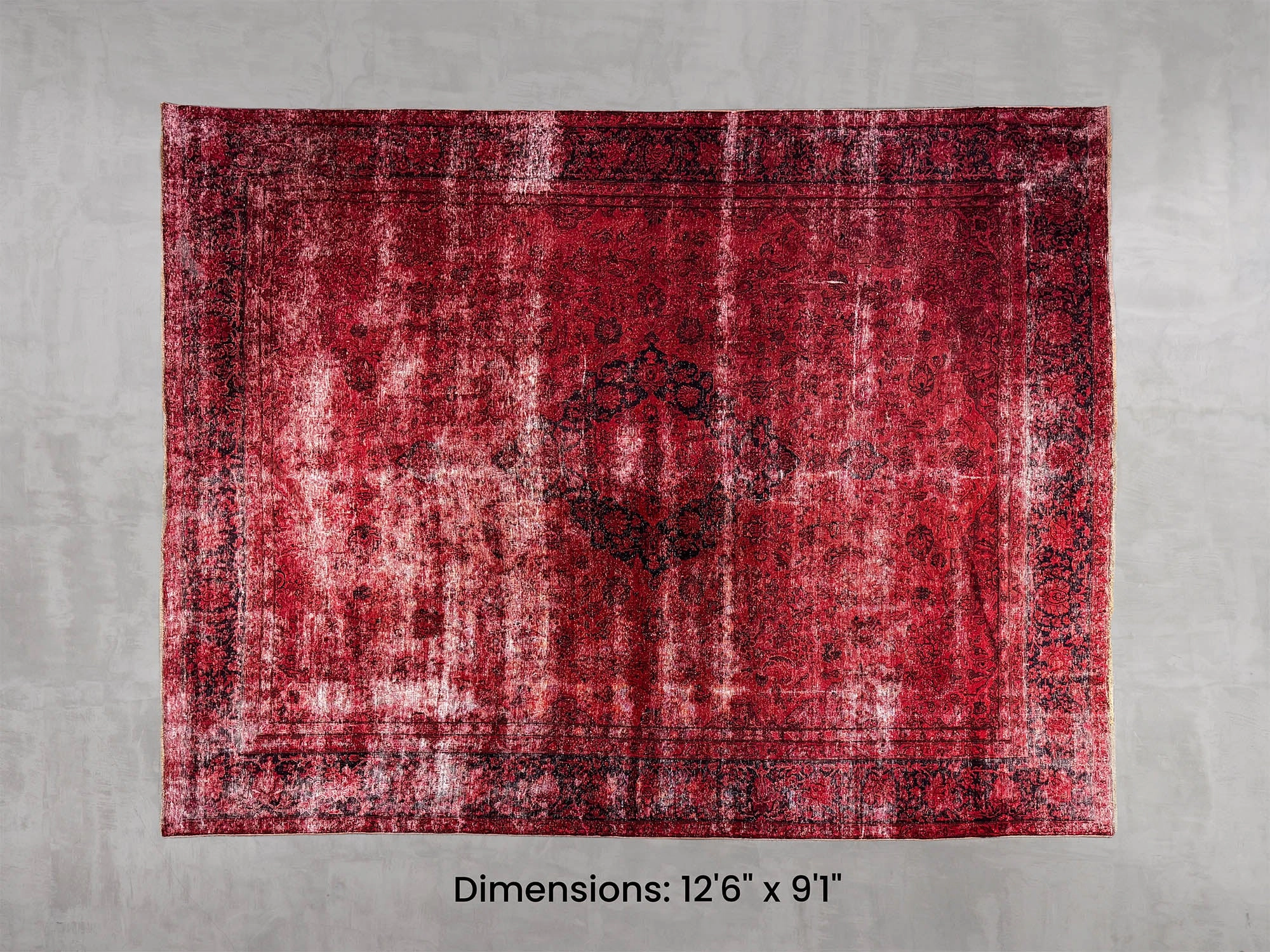Namaste Rug -  Red 12'6" x 9'1" modern fashion carpet