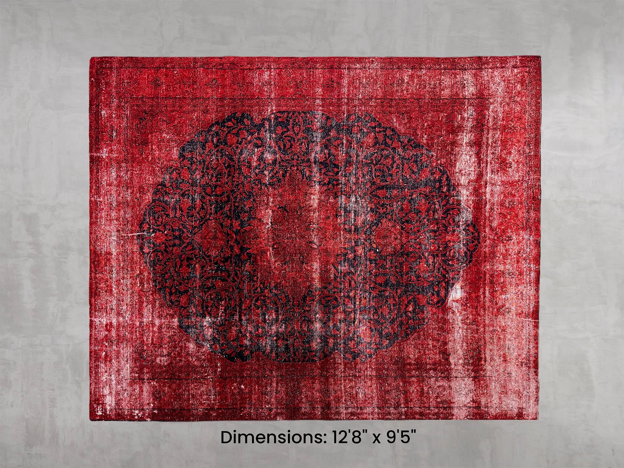 Namaste Rug -  Red 12'8" x 9'5" modern fashion carpet