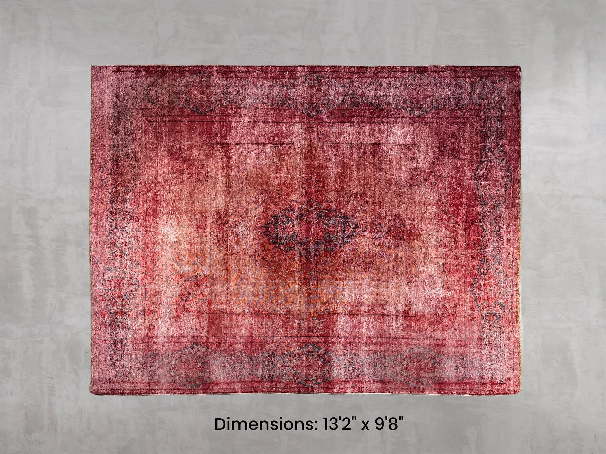 Namaste Rug -  Red 13'2" x 9'8" modern fashion carpet
