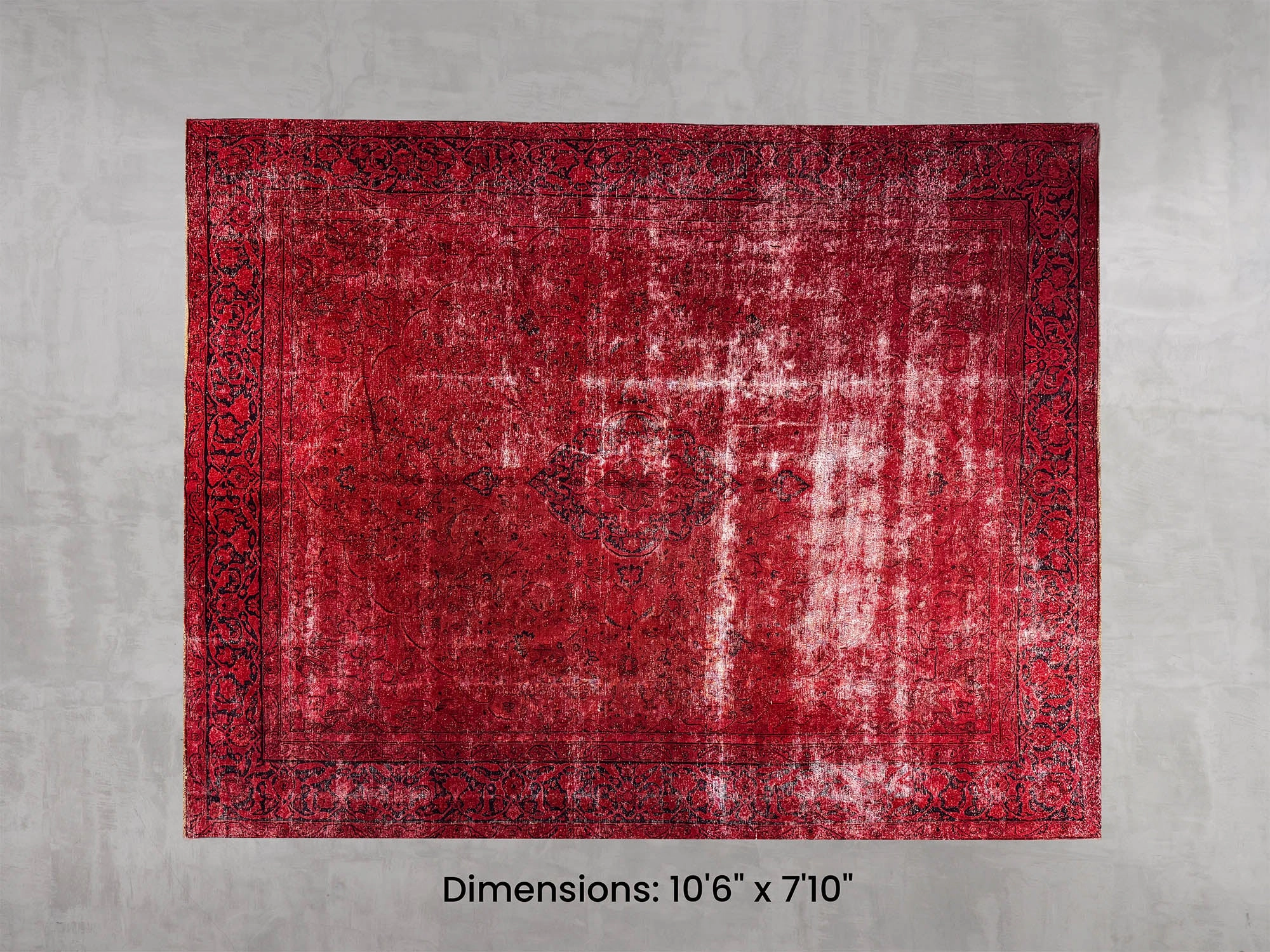 Namaste Rug -  Red 9'2" x 12'3" modern fashion carpet