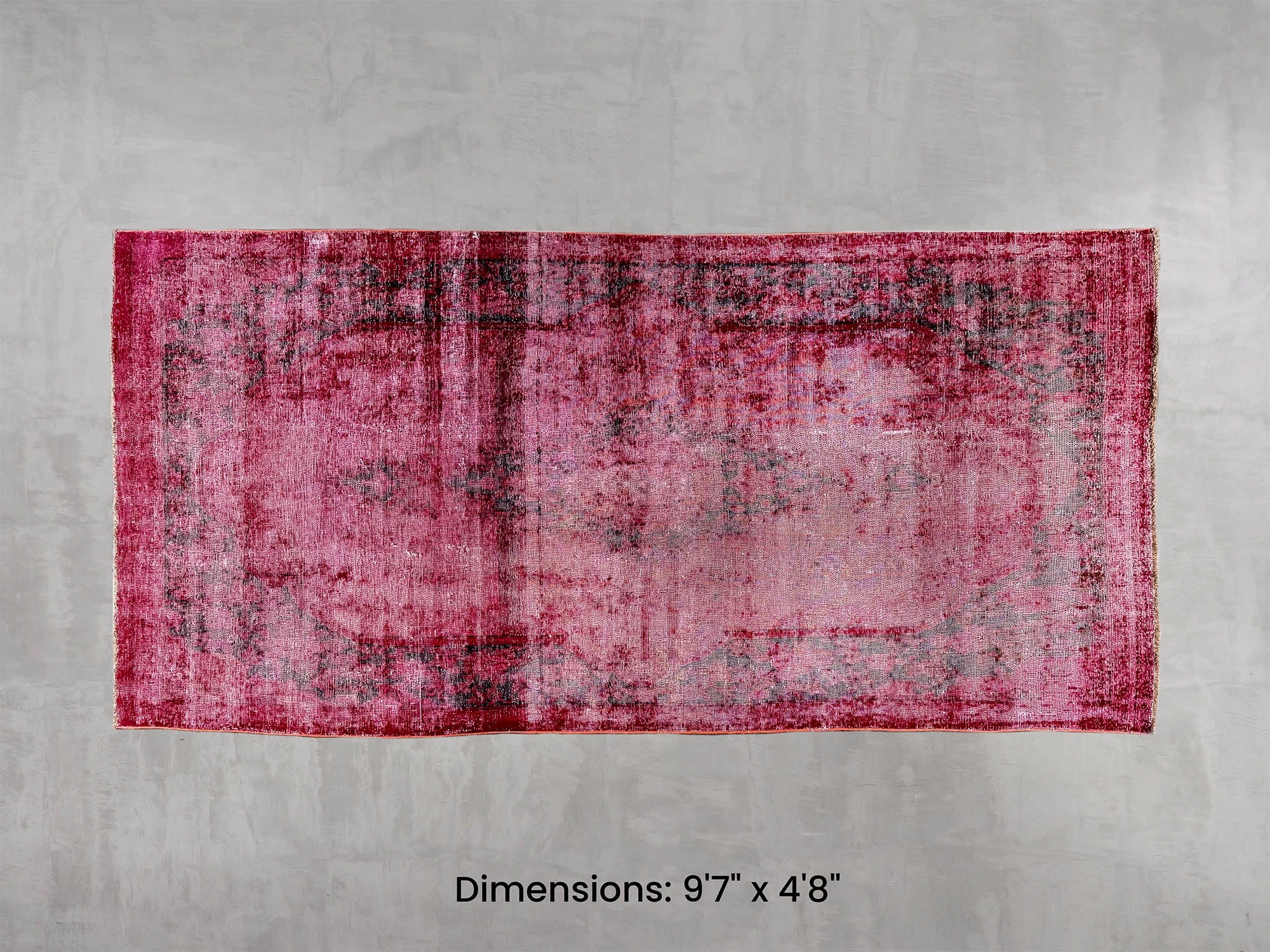Namaste Rug -  Red 9'7" x 4'8" modern fashion carpet