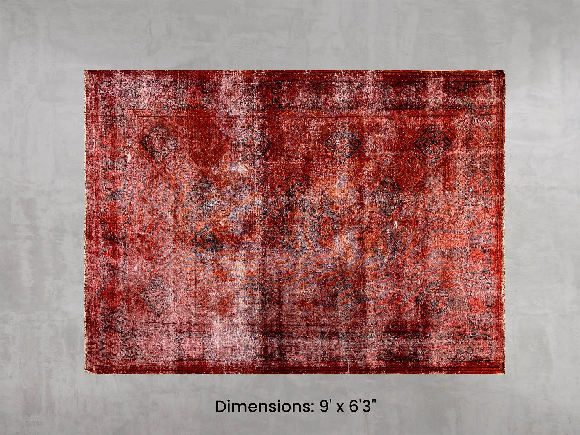 Namaste Rug -  Red 9' x 6'3" modern fashion carpet