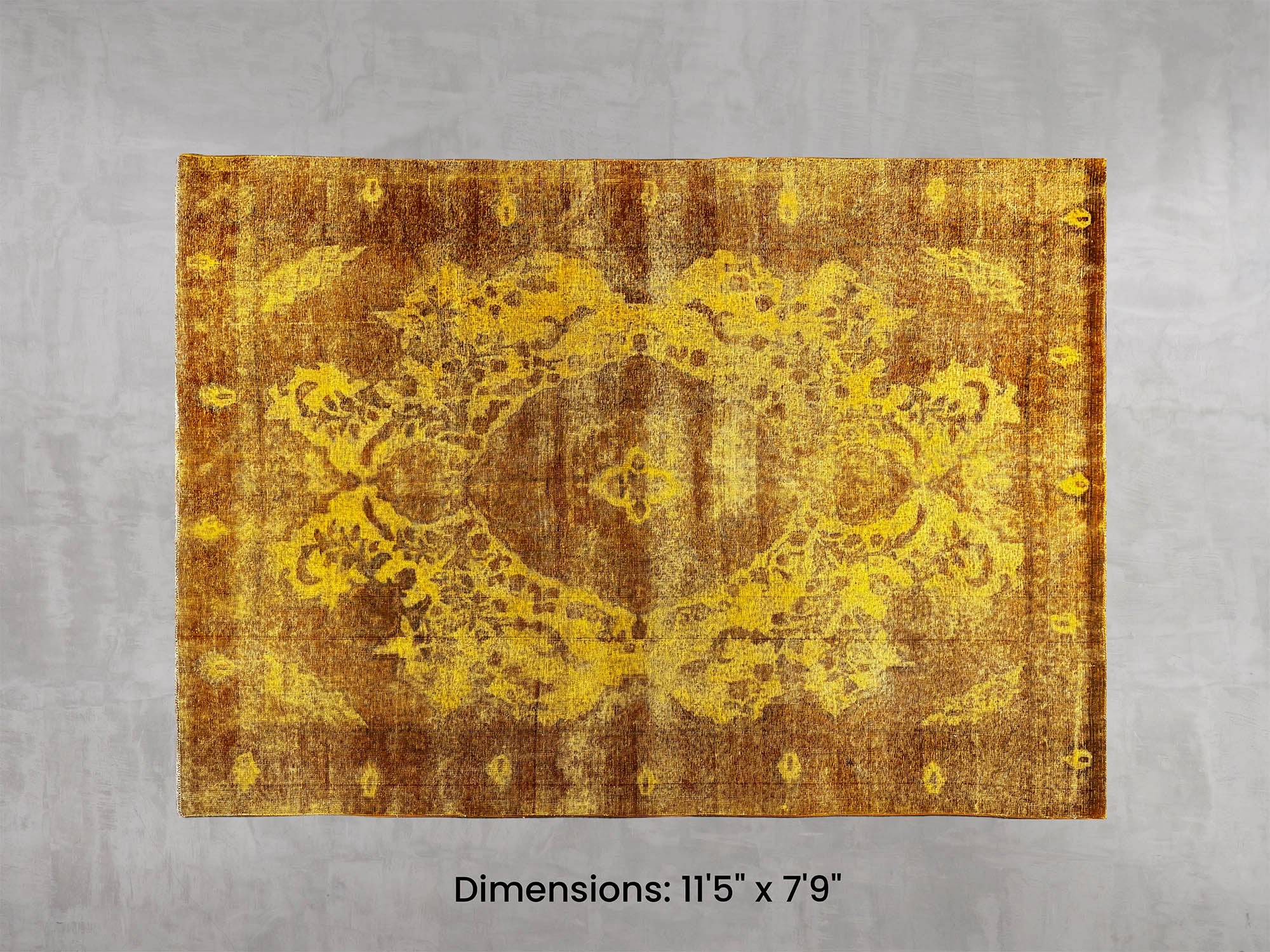 Namaste Rug -  Yellow 11'5" x 7'9" modern fashion carpet
