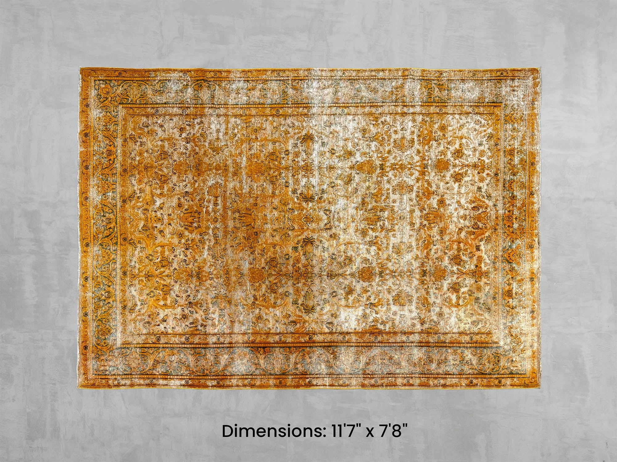 Namaste Rug -  Yellow 11'7" x 7'8" modern fashion carpet