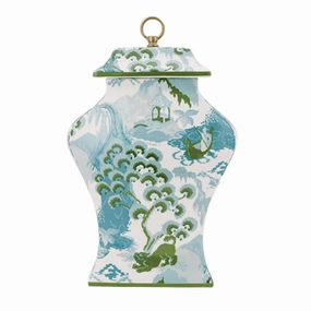 Narrow Celadon Porcelain Jar home display ornament