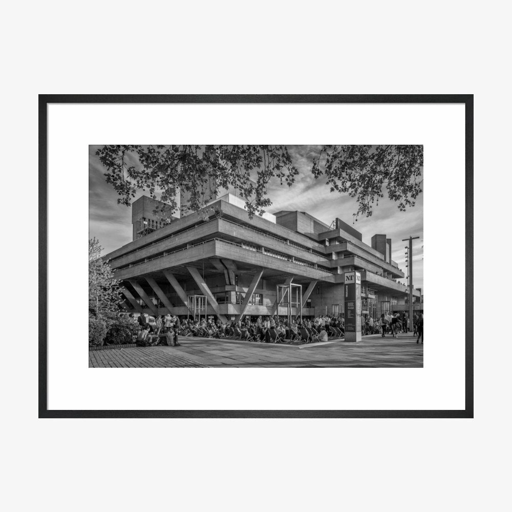 National Theatre Black and White Print