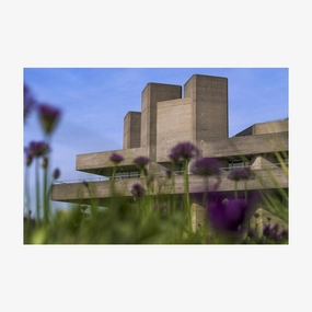 National Theatre Building Print aesthetic poster wallpaper