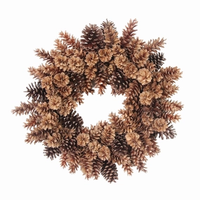 Natural Pinecone Wreath home display ornament
