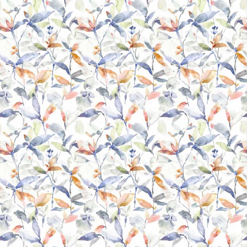 Naura Printed Cotton Fabric (By The Metre) Clementine