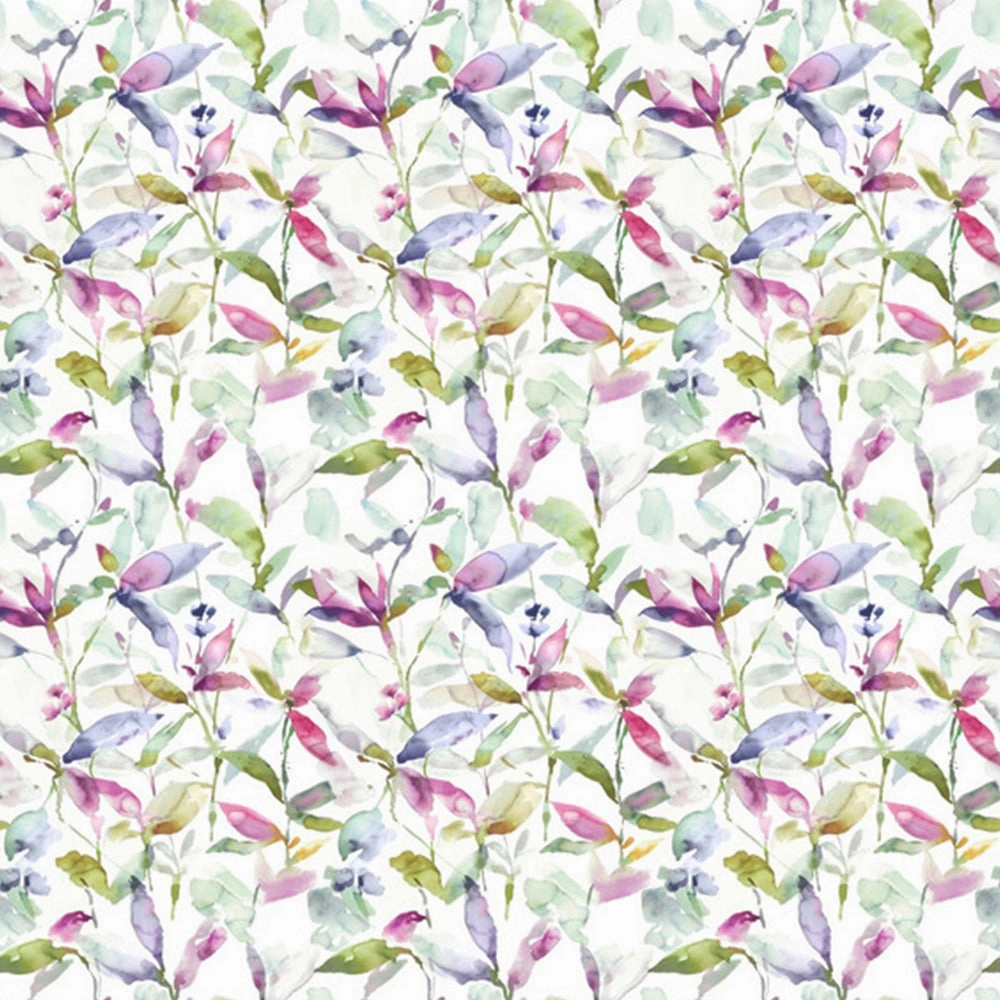 Naura Printed Cotton Fabric (By The Metre) Summer Natural
