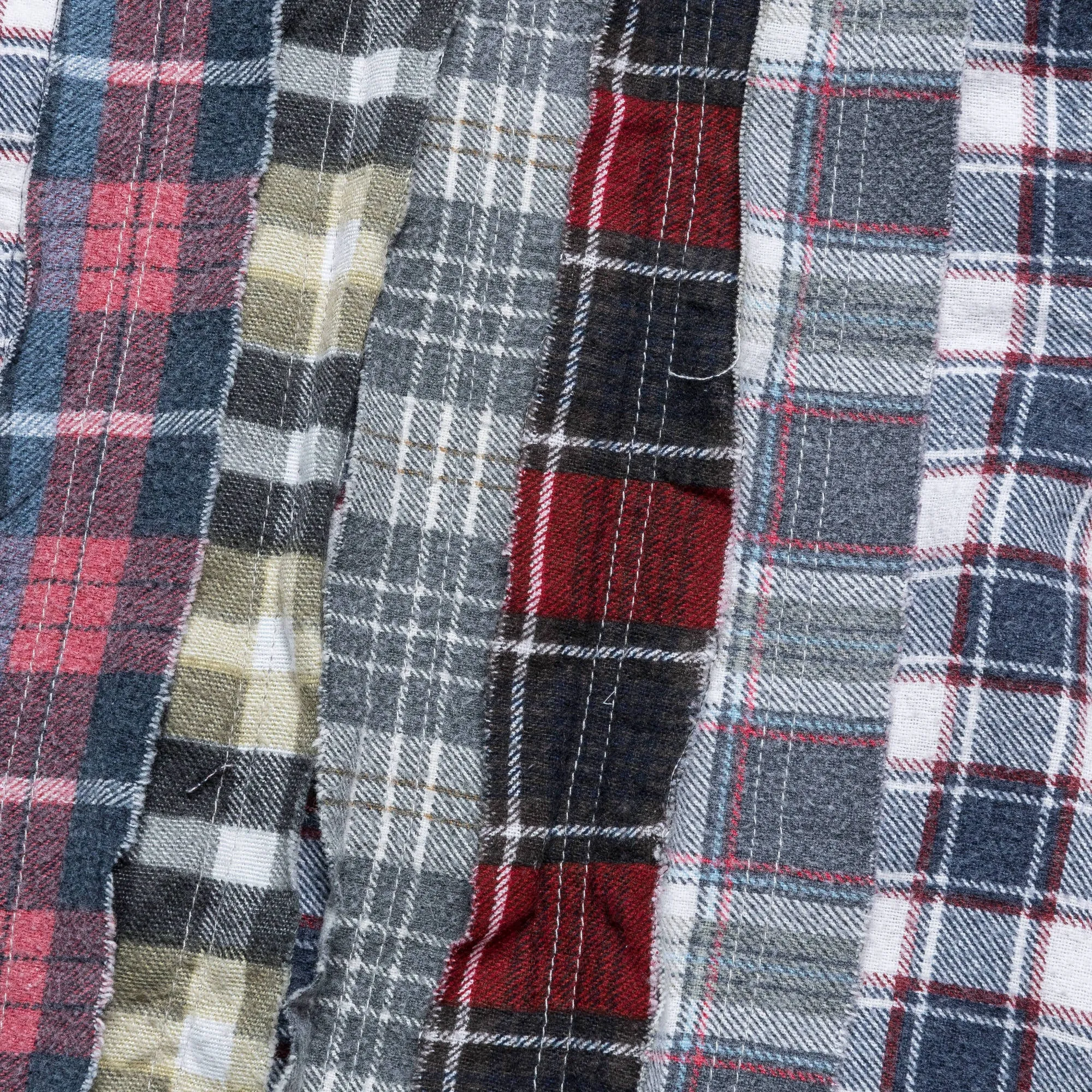 Needles Clothing FW24 Rebuild Flannel Bandhemd - XS #2