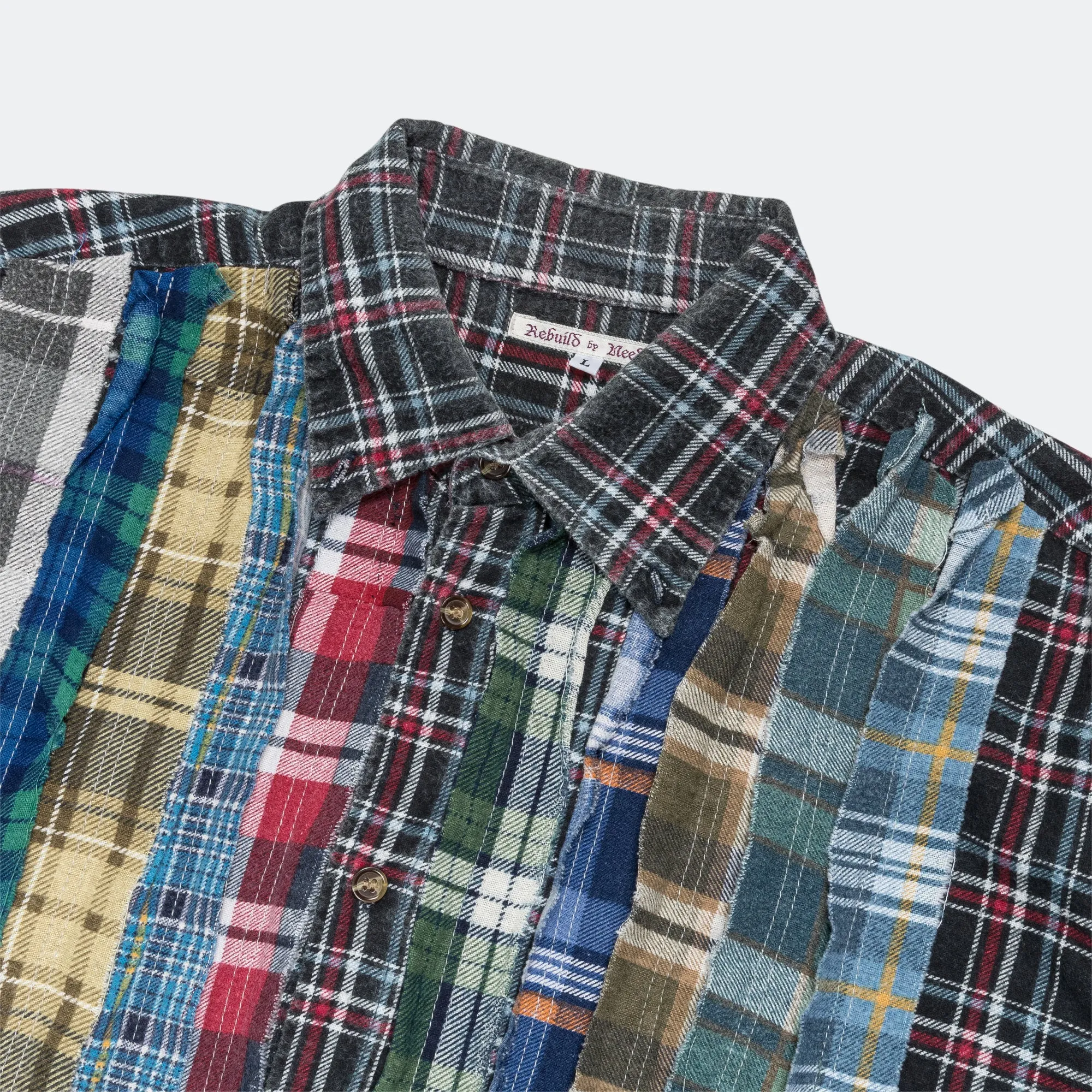 Needles Clothing Rebuild Flanellband Hemd SS25 - Größe L #6