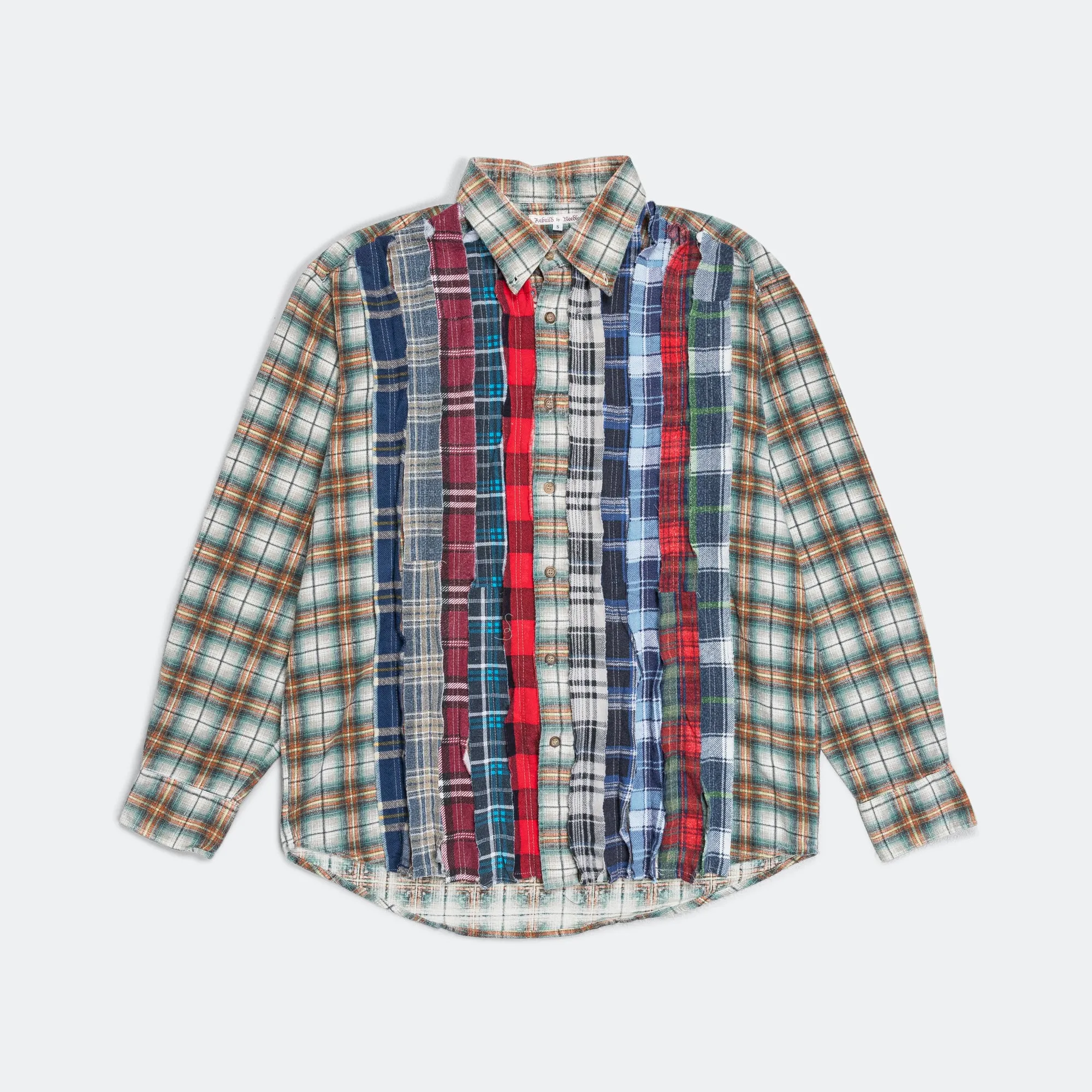 Needles Kleidung Rebuild Flanell Band Shirt SS25 - Klein #4