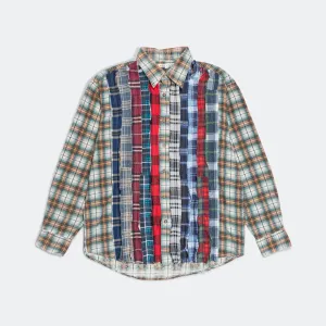 Needles Kleidung Rebuild Flanell Band Shirt SS25 - Klein #4