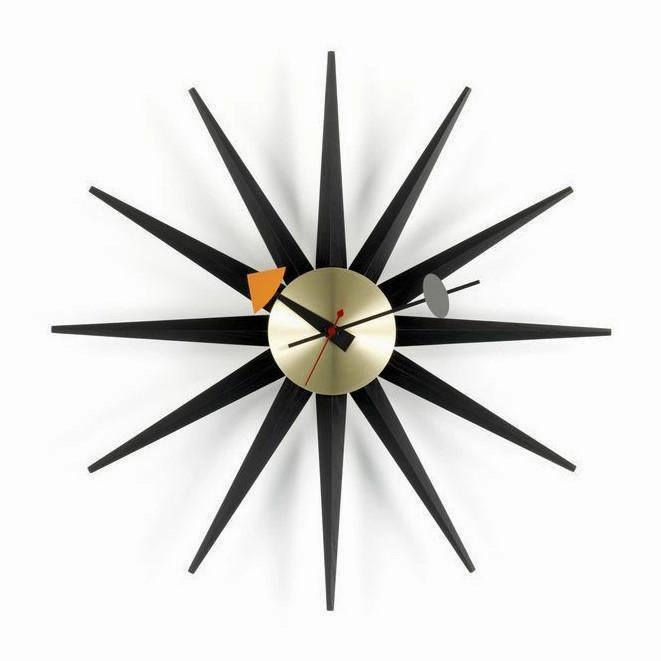 Nelson Sunburst Clock modern art object