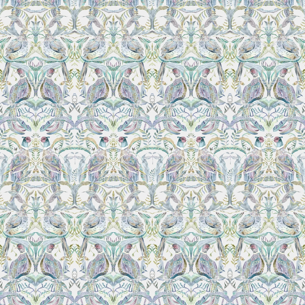 Netherton Printed Cotton Fabric (By The Metre) Skylark
