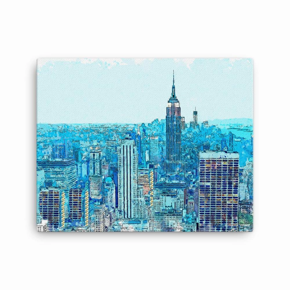 New York in Blue - canvas