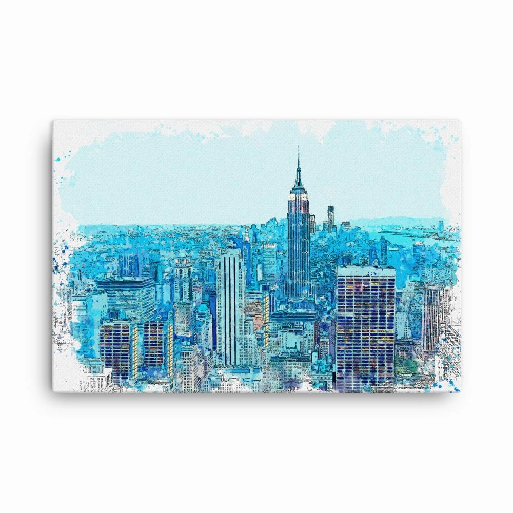 New York in Blue - canvas