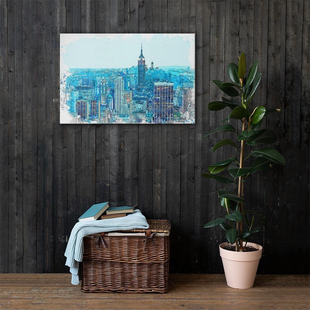 New York in Blue - canvas
