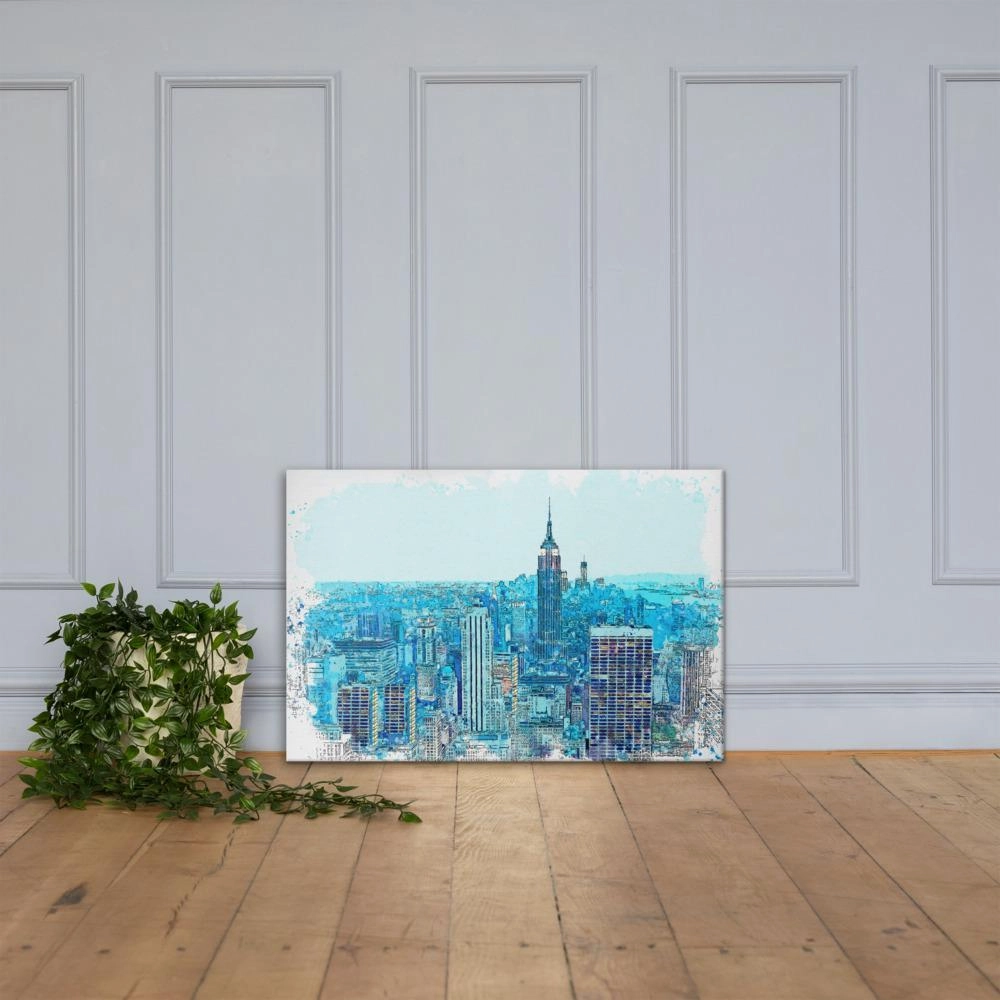 New York in Blue - canvas