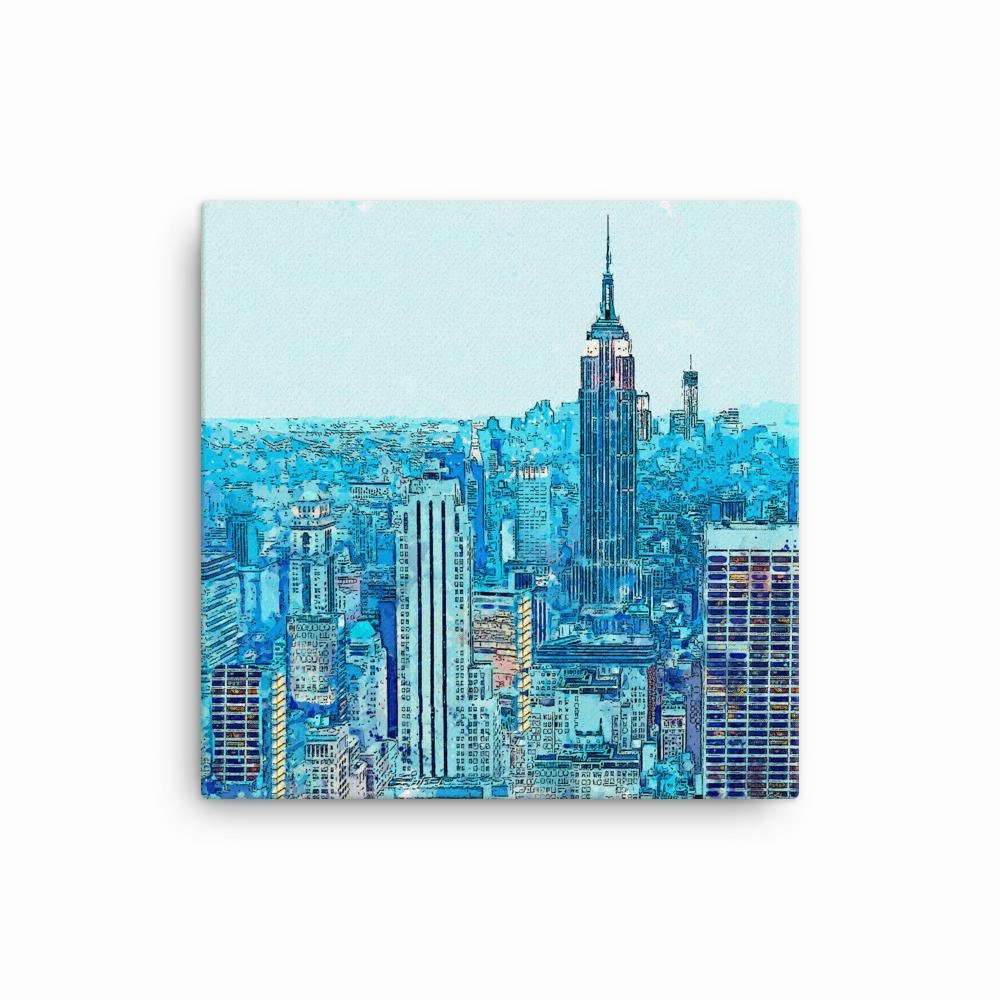 New York in Blue - canvas