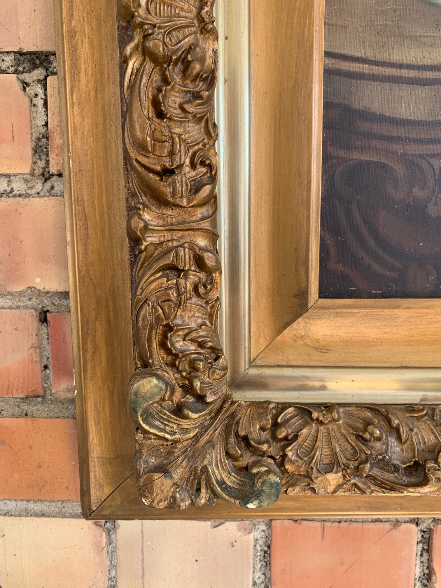NICELY FRAMED OIL PAINTING OF KITTENS