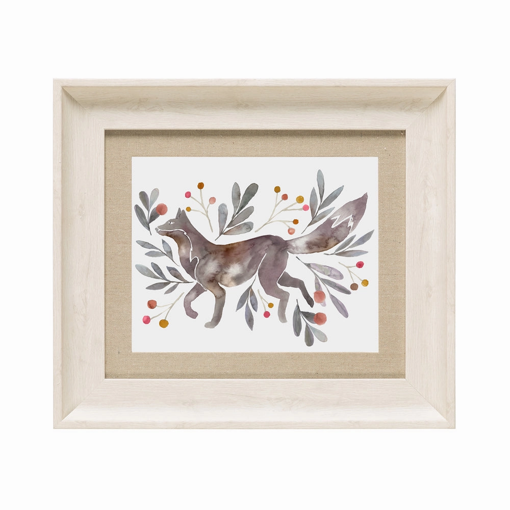 Nishiki Framed Print Birch/Mulberry