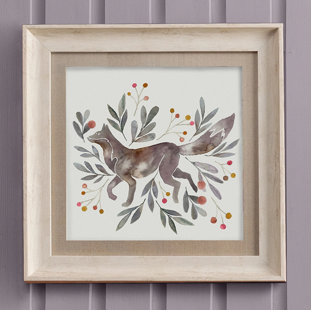 Nishiki Framed Print Birch/Mulberry