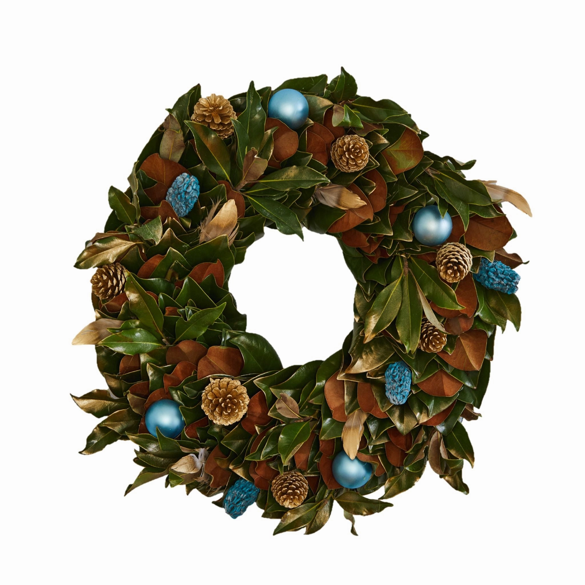 Noel Magnolia Wreath home display ornament