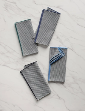 Noir Royale Napkins (Set of 4) by Atelier Saucier decorative tabletop item