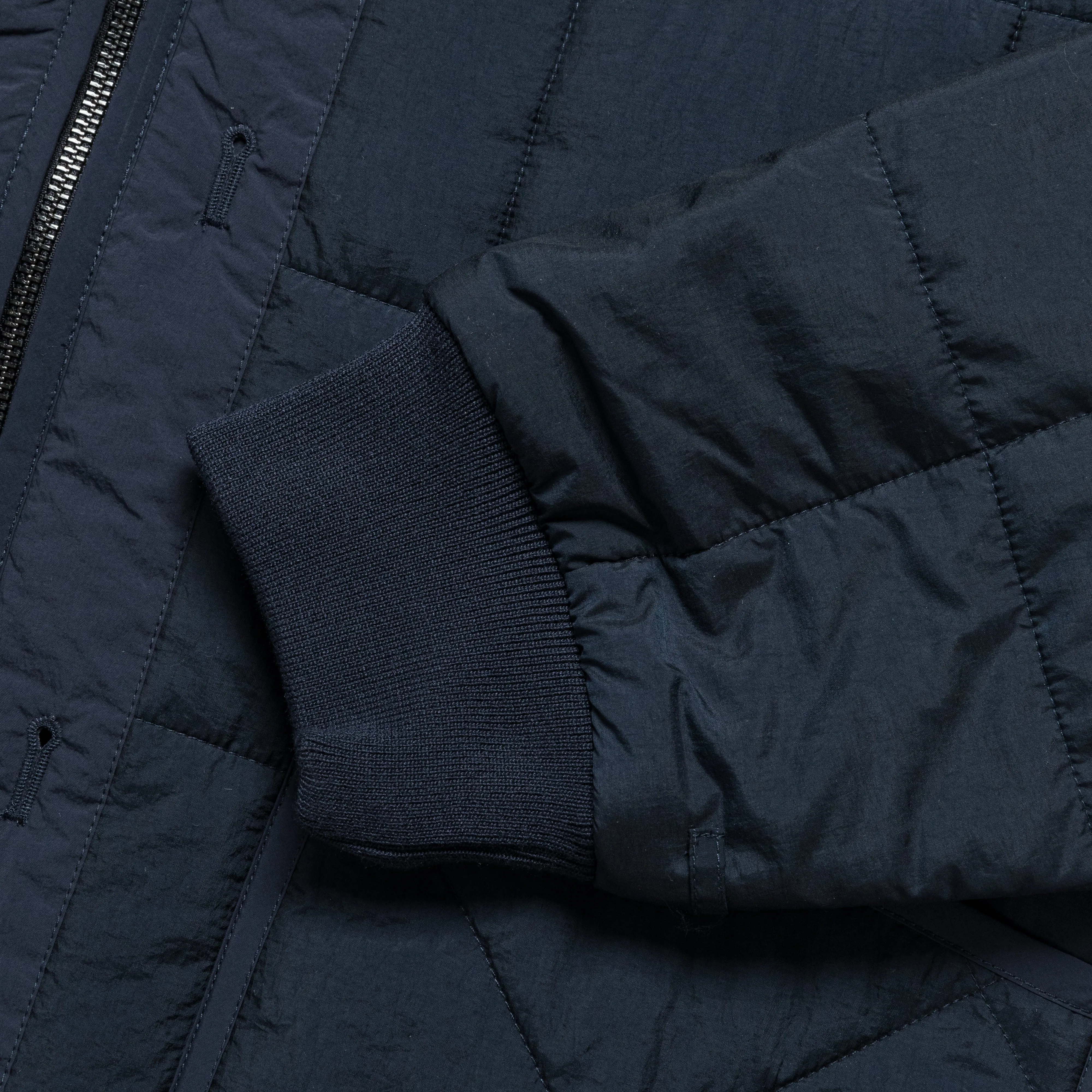 Norse Projects Militärische Kapuzen-Innenjacke - Dunkelblau