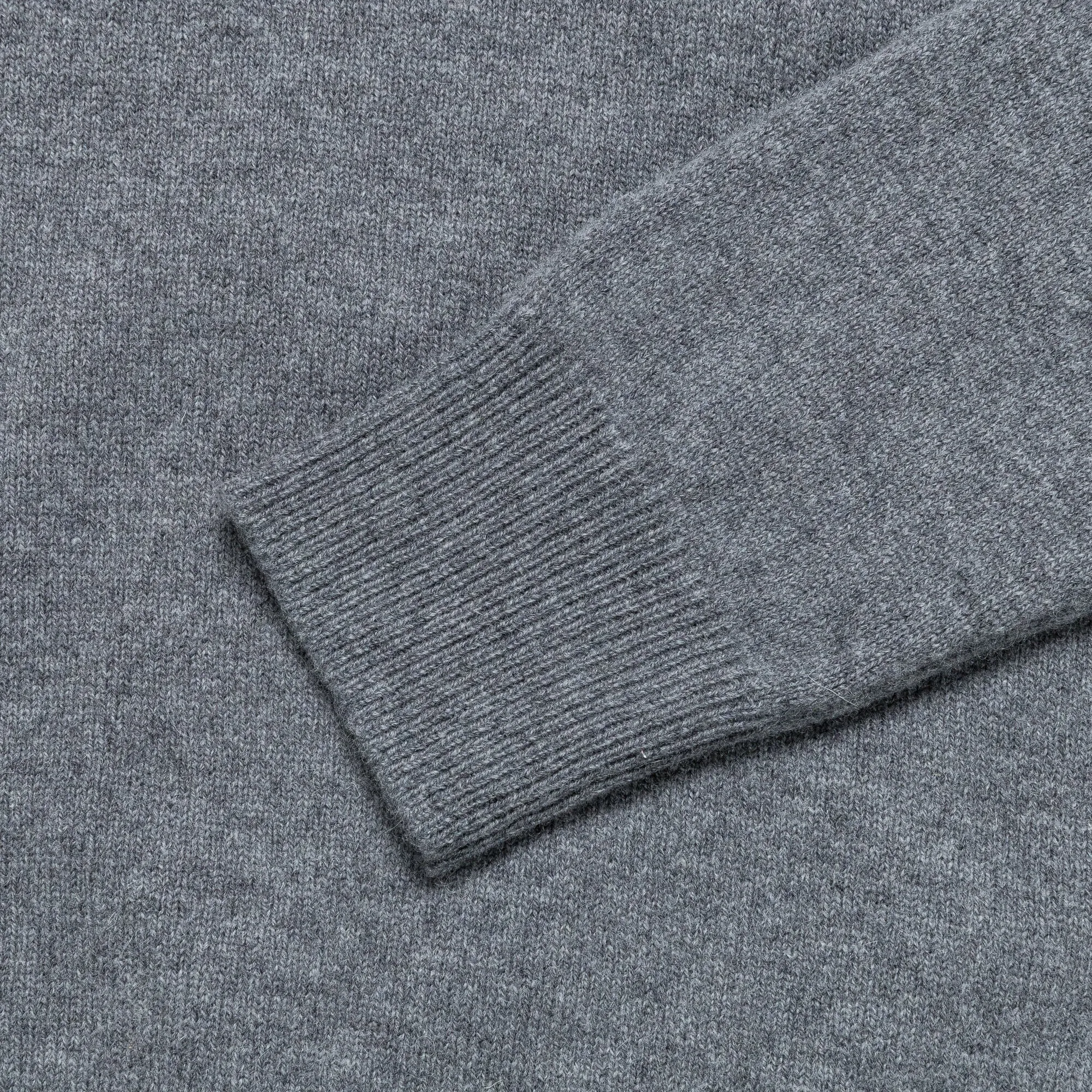 Norse Projects Kleidung Sigfred Lambswool - Grau Melange