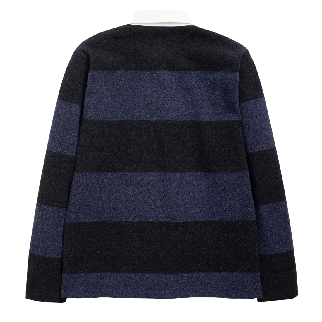 Norse Projects Ruben Brushed Jersey Rugby Langarm Polo Navy
