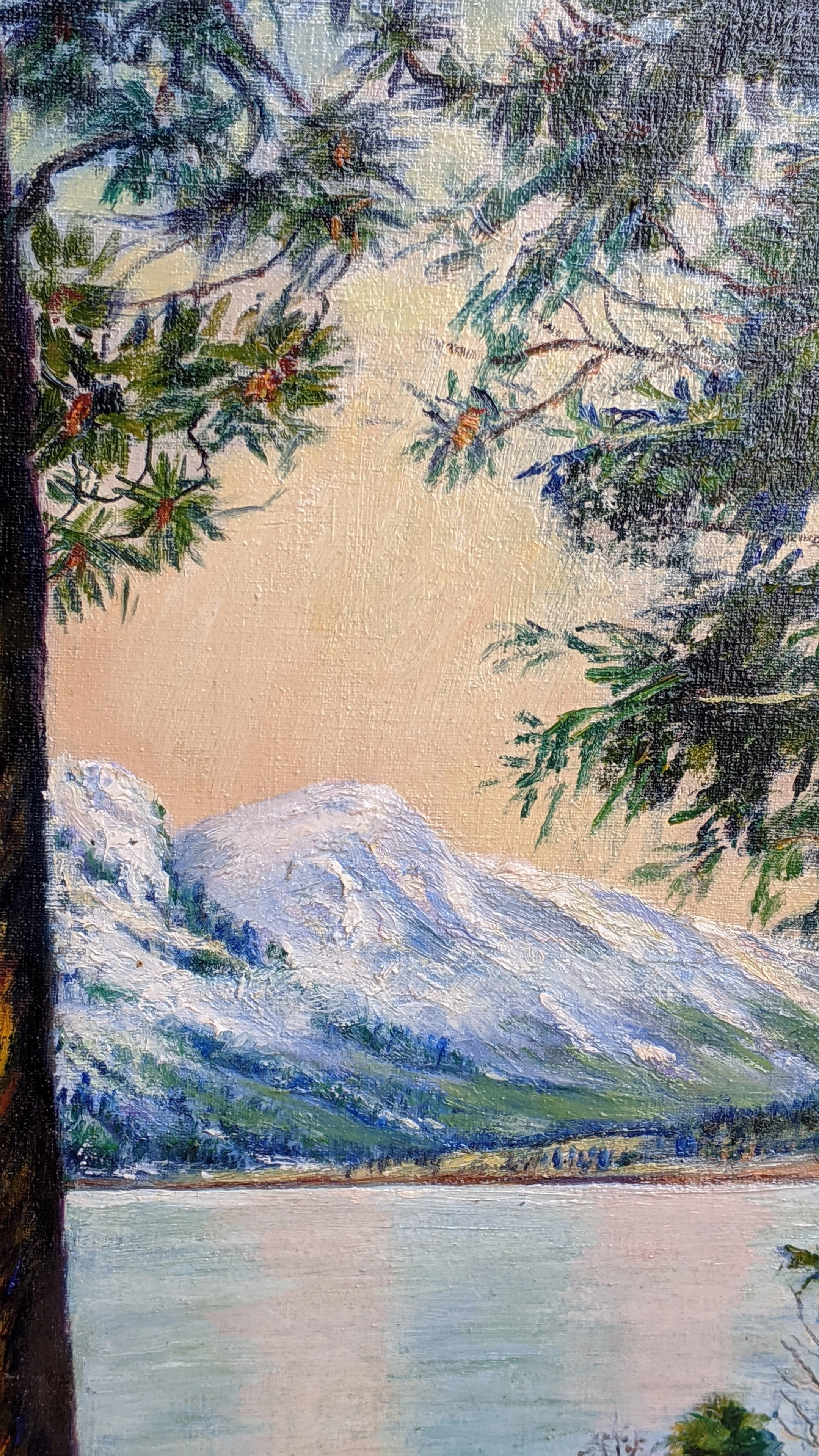 NORTHERN LAKES MOUNTAIN PAINTING