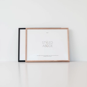 Oak Poster Frame framed wall decor